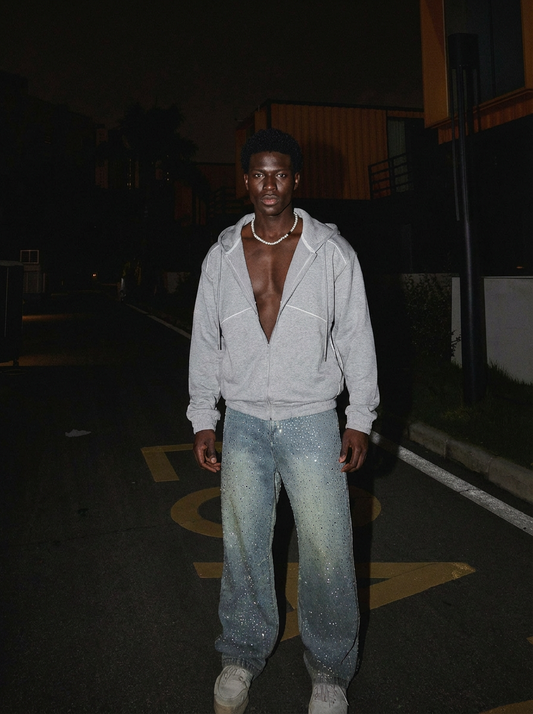 2026 Trendy Gradient Wide Leg Pants with Rhinestones | Slimming & Head-Turning Sparkly Ombre Wide Leg Pants | Rhinestone Details for a Bold, Head-Turning Look Retro Ombre Wide Leg Pants with Rhinestones | Trendy Unisex Fashion for 2026