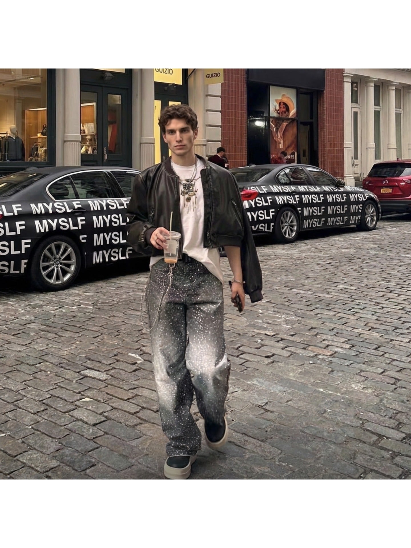 Primary Title: "Gradient Rhinestone Wide Leg Pants | Sparkly Ombre Trousers for Women & Men"